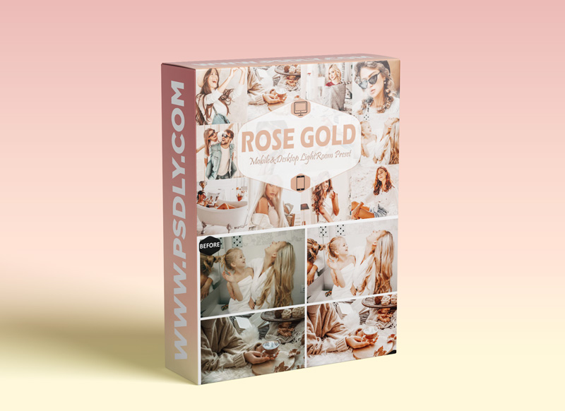 10 Rose Gold Mobile & Desktop Lightroom 7099161