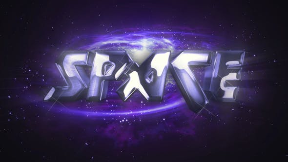 Videohive Space Metal Logo 22922458