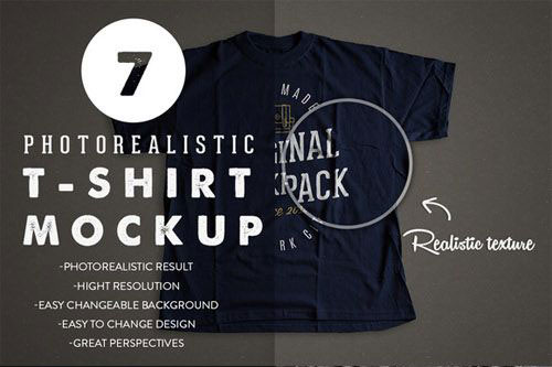 CreativeMarket - Photorealistic T-Shirt Mockup 2 68645