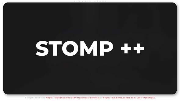 Videohive Dynamic Stomp ++ 29816185