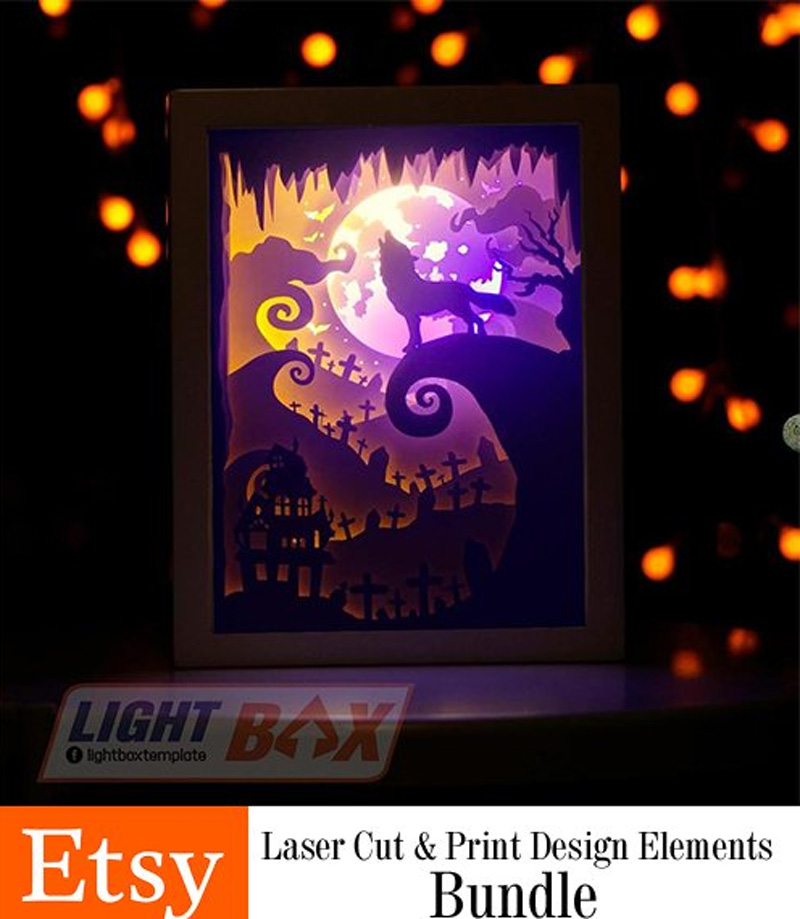 ETSY – Laser Cut Print Design Elements Bundle