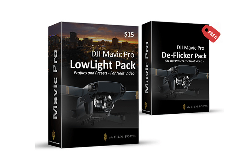 LowLight Pack for DJI Mavic Pro & Neat Video