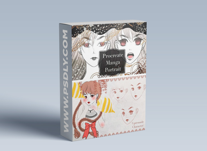 Manga Portrait Procreate Brush 6973941