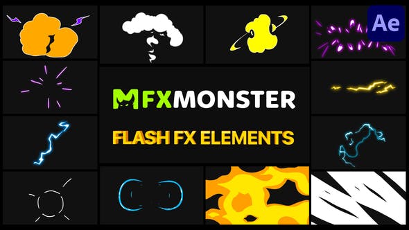Videohive Cartoon Flash FX | After Effects 29810109