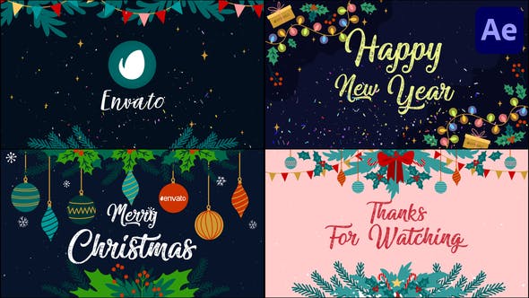 Videohive New Year Greetings Slideshow | After Effects 29725180