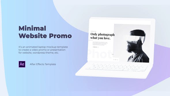 Videohive Minimal Website Promo Laptop Mockup 29505029
