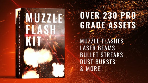 Videohive - Real Muzzle Flash Kit - 29449489