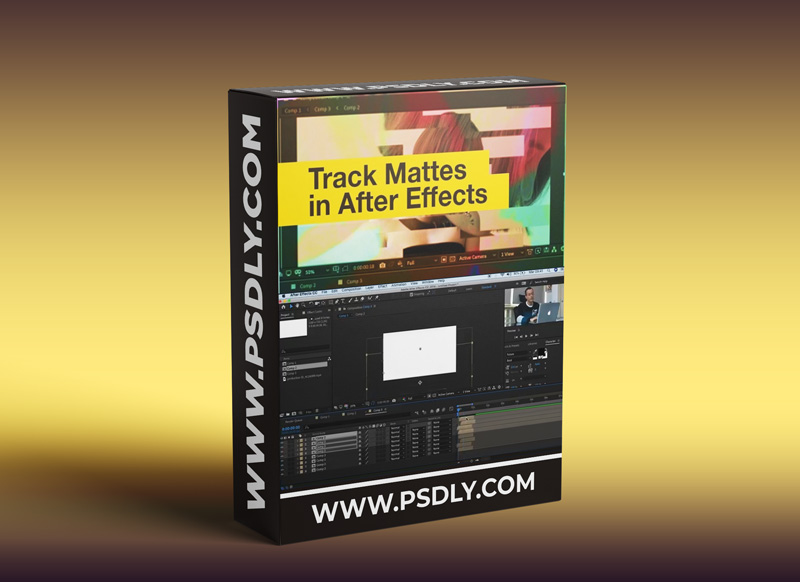 Track Mattes in After Effects - How to Use with shape and text animation