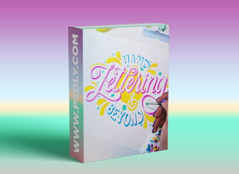 Hand Lettering and Beyond: Negative Space 3D Lettering with Watercolors