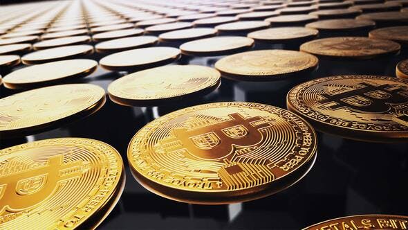 Videohive Bitcoin logo reveal 29668725