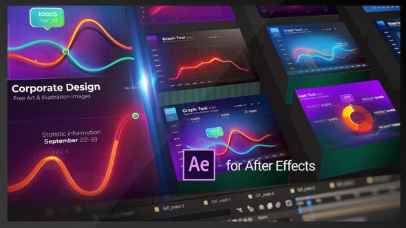 Videohive Graph Tool Infographics Сharts Bundle 29124362