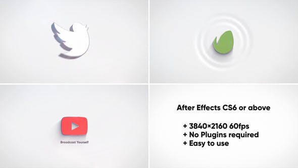 Videohive Simple 3D Logo Reveal 29802035