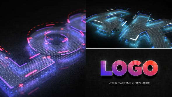 Videohive Digital Logo Reveal 28917041