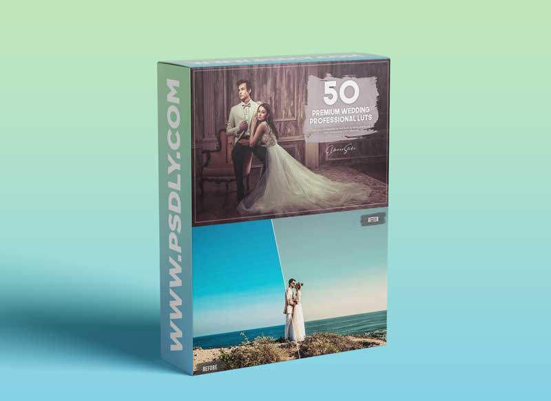 50 Premium Wedding LUTs Pack
