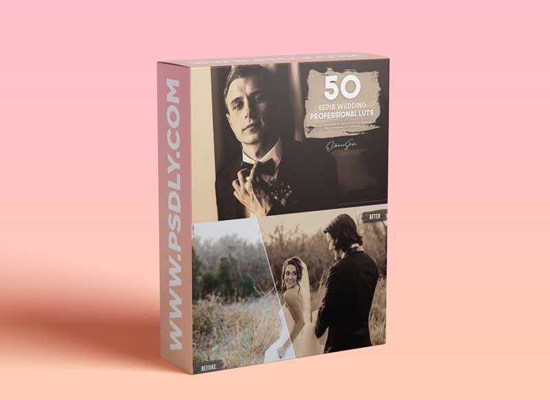 50 Sepia Wedding LUTs Pack