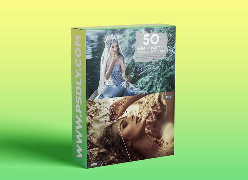 50 Wedding Portrait LUTs Pack
