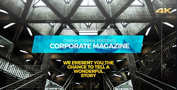 Videohive Cinematic Corporate Magazine 20998915