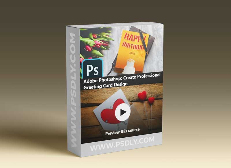 Adobe Photoshop: Create Professional Greeting Card Design