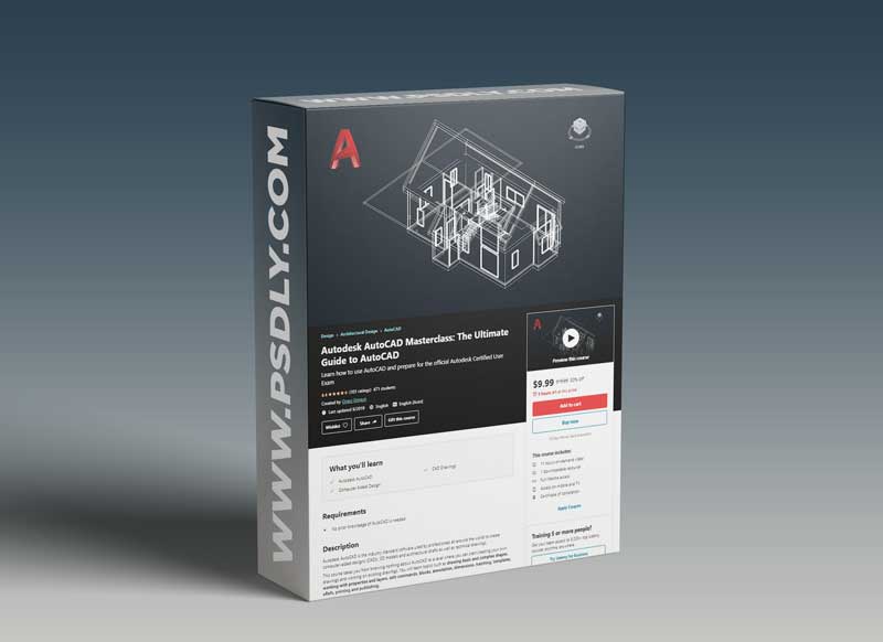 Autodesk AutoCAD Masterclass: The Ultimate Guide to AutoCAD (Updated)