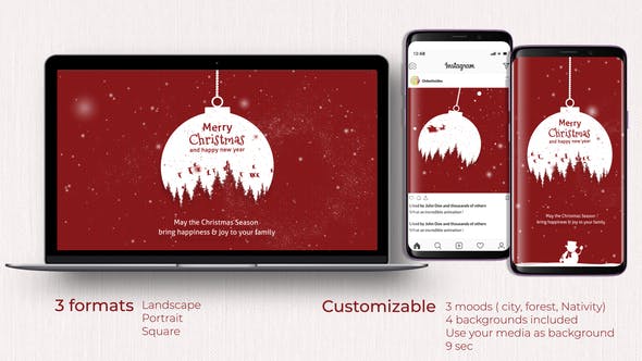 Videohive Christmas Ball Opener 29312994