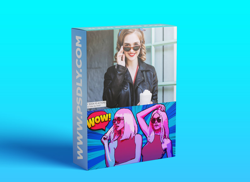 CreativeMarket Comic Book Photoshop Actions 5440274