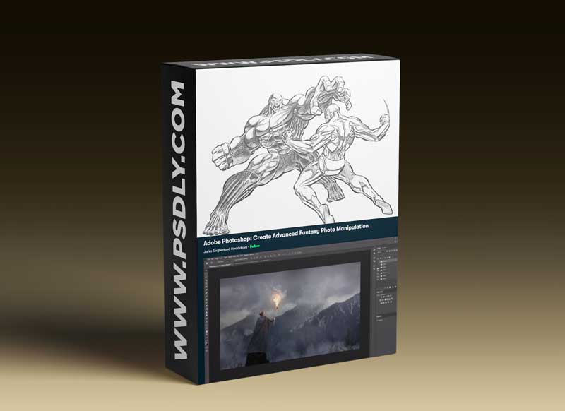 Drawing a superhero fight scene from start to finish