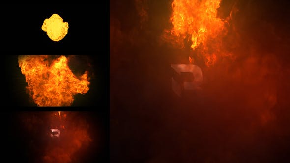 Videohive Fire Logo Reveal 29997948
