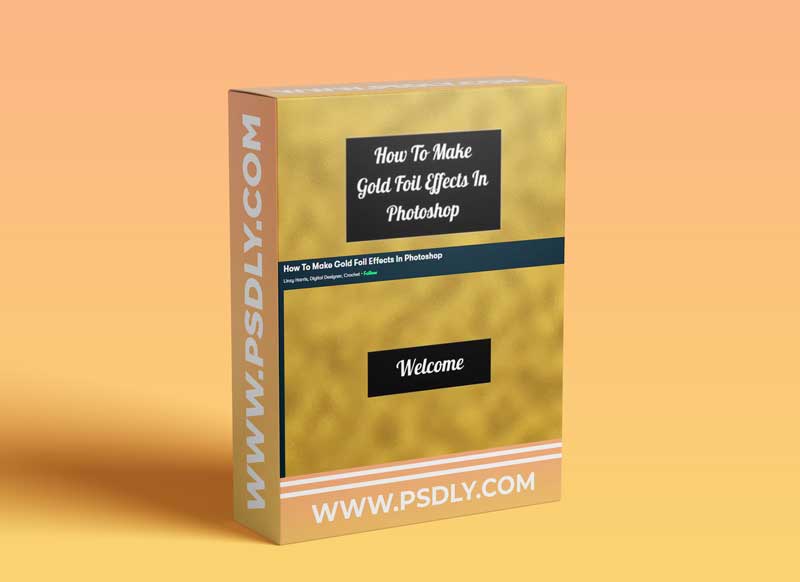 How To Make Gold Foil Effects In Photoshop