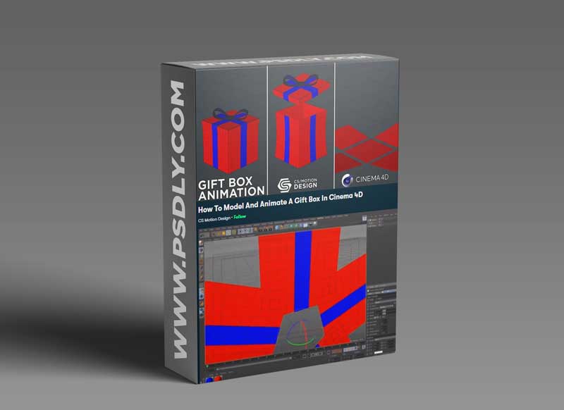 How To Model And Animate A Gift Box In Cinema 4D