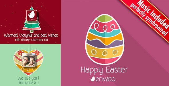 Videohive Christmas - Easter - Mothers Day Minimal 10748745