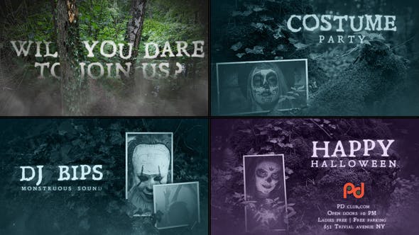 Videohive Halloween Into the Woods 28529828