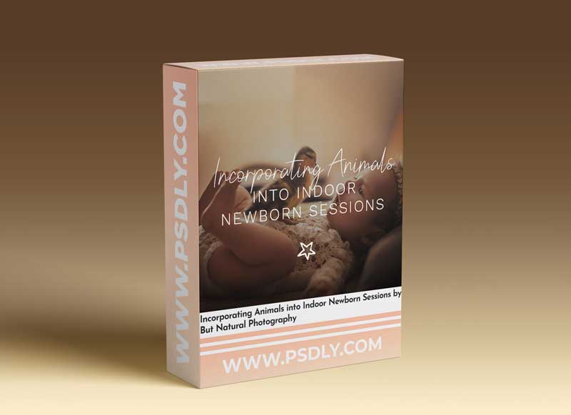 Incorporating Animals into Indoor Newborn Sessions by ​But Natural Photography