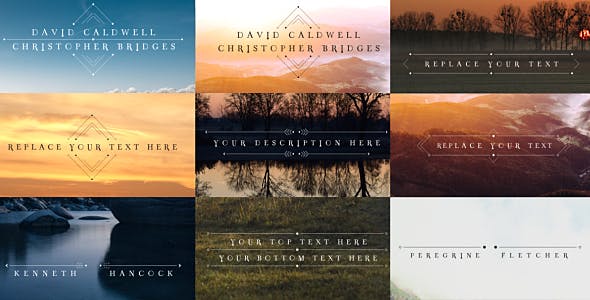 Videohive Light Titles 19209322