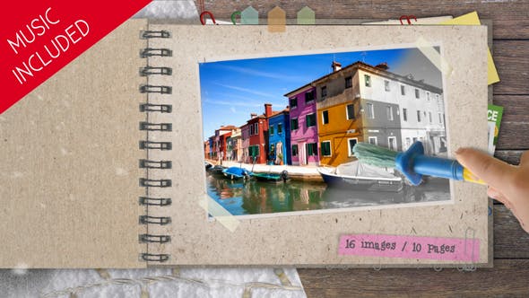 Videohive Kids Color the Photo Album 7167668