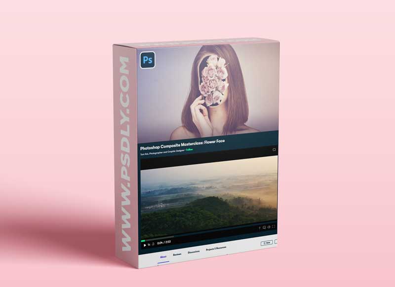 Photoshop Composite Masterclass Flower Face