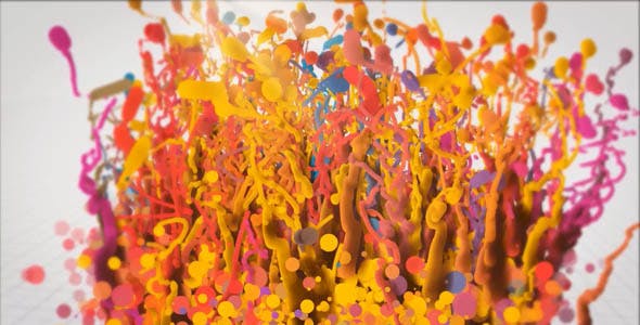 Videohive Splash Paint Logo Reveal 13513878