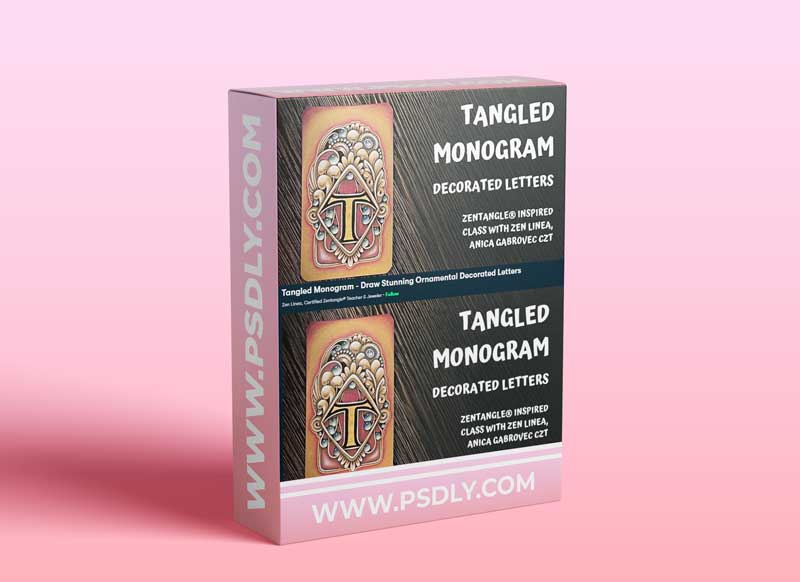 Tangled Monogram - Draw Stunning Ornamental Decorated Letters