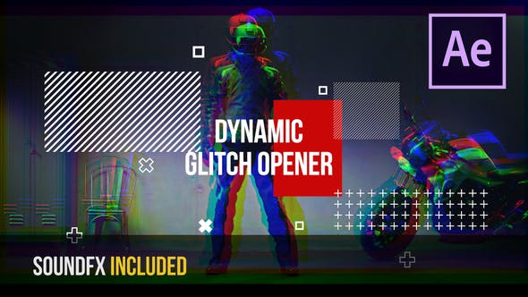 Videohive Dynamic Glitch Opener | After Effects 22112427
