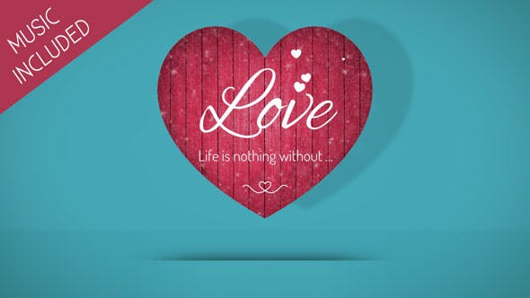 Videohive Valentine Hearts 19293463