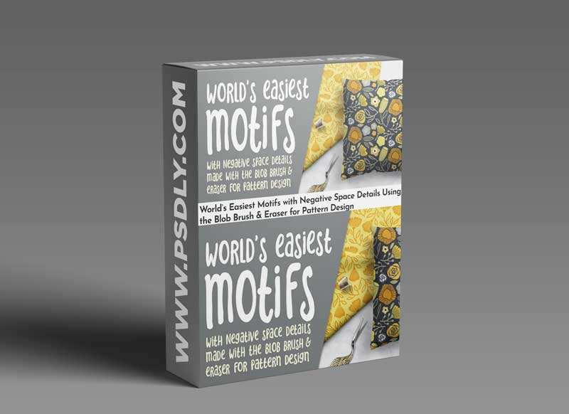 Worlds Easiest Motifs with Negative Space Details Using the Blob Brush & Eraser for Pattern Design