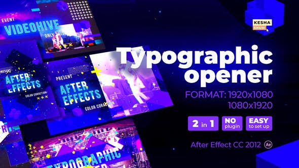 Videohive Typographic opener 28002492