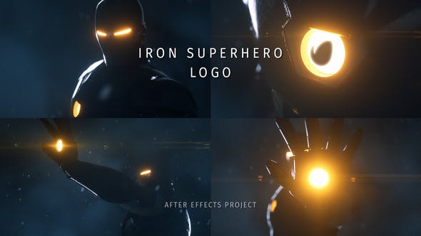Videohive Iron Superhero Logo 30265324