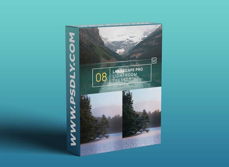 8 Landscape Pro Lightroom Presets + Mobile