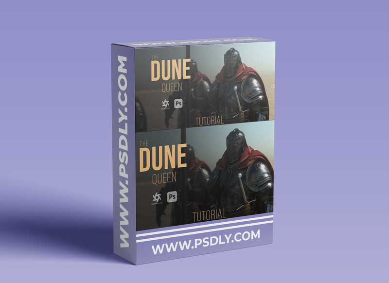 Artstation – Dune Queen fast key frames – Tutorial Octane Standalone 2020 and Photoshop