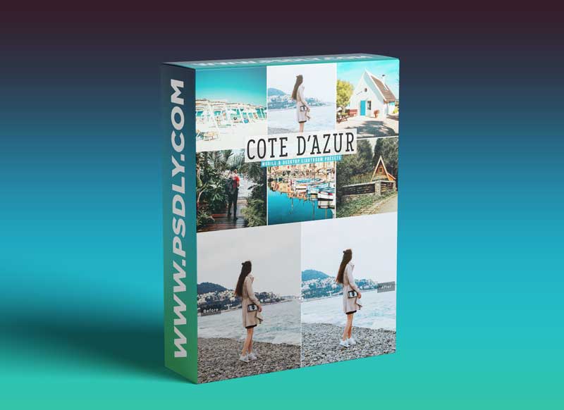 Cote D’Azur Mobile & Desktop Lightroom Presets