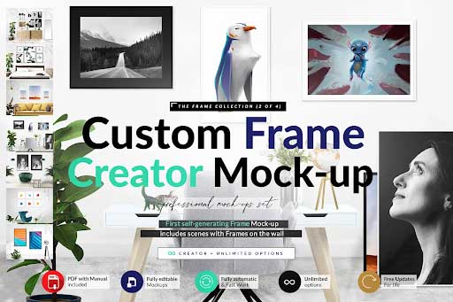 CreativeMarket - Automatic Frame Creator + Scenes 5824554