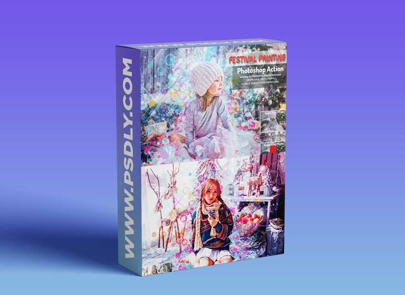 CreativeMarket - Festival Painting Photoshop Action 5710845