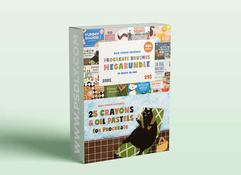 CreativeMarket - Procreate Brushes Megabundle 5177864