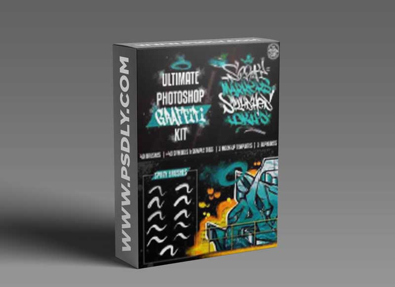 CreativeMarket - Ultimate Photoshop Graffiti Kit 5755728
