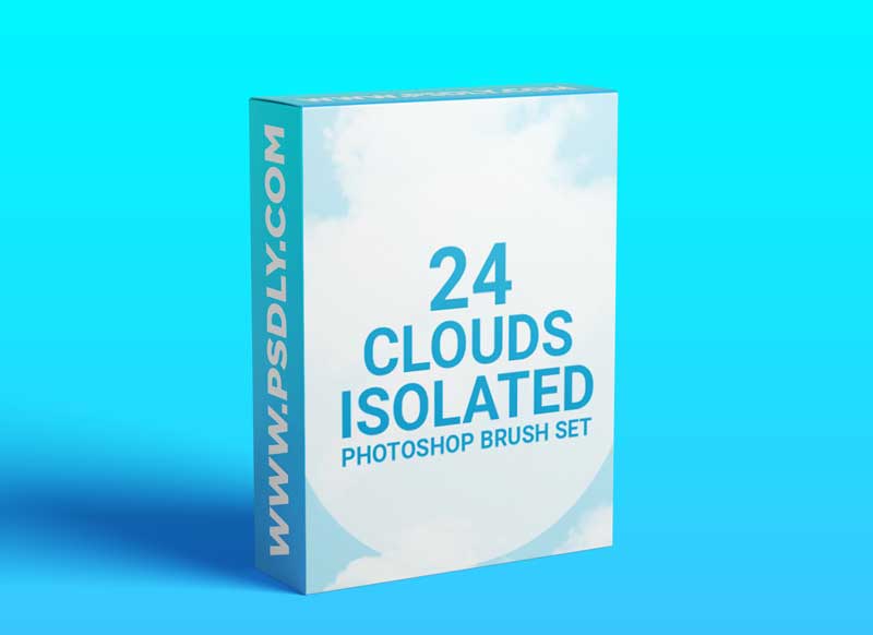 GraphicRiver - 24 Cloud Isolated Photoshop Brushes Set 29926959